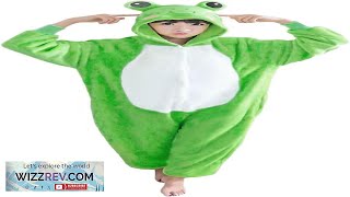 Halloween Costumes Sleepsuit Costume Cosplay Kigurumi Onesie Pajamas Frog Review [upl. by Mullen]