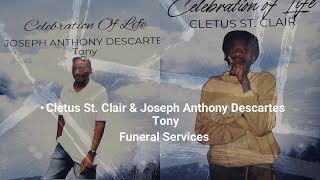 Cletus St Clair amp Joseph Anthony Descartes Funeral Services [upl. by Siloum]