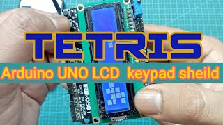 Arduino TETRIS Game with LCD Keypad Sheild [upl. by Konikow]