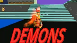 Anime Fighting Simulator Montage  DEMONS Niviro [upl. by Neilla813]