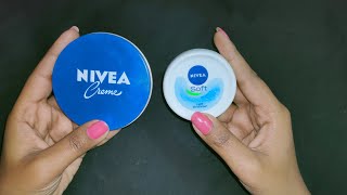 which cream is best For Dry And Oily Skin  Nivea soft cream vs Nivea cream  Nivea cream review [upl. by Follmer]