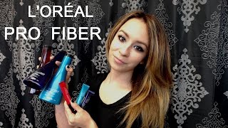 LOréal Professionnel PRO FIBER Hair Treatment  Demo amp How It Works [upl. by Allerbag]