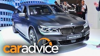 BMW M760Li xDrive  2016 Geneva Motor Show [upl. by Annawoj]