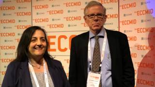 ECCMID 2016 Year in Clinical Microbiology with Emilia Cercenado and Niels FrimodtMoller [upl. by Direj]