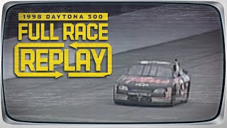 Dale Earnhardt finally wins the Daytona 500  1998 Daytona 500  NASCAR Classic Race Replay [upl. by Lacefield203]