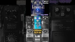 Fulltone OCD Ge vs BOSS BD2 vs SD1 vs OD3 vs Ibanez TS9 vs MXR Duke Of Tone Overdrive  드라이브 대전 [upl. by Anabal]