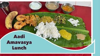 Traditional Amavasya Lunch Combo I South Indian Veg Lunch I No Onion No Garlic I 2024 [upl. by Aruon728]