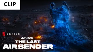 Avatar The Last Airbender Netflix  The Final Battle Aang becomes Ocean Spirit [upl. by Anoved]