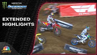 Supercross 2024 EXTENDED HIGHLIGHTS Round 14 in Nashville  42024  Motorsports on NBC [upl. by Aihsekyw]