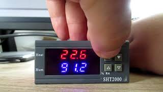 SHT2000 temperature controller manual settings guide [upl. by Arakawa]