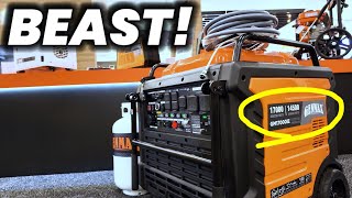 NEW Ultra Large Inverter Generator  Genmax 17000 Watt beast and more EFI units [upl. by Eelatan]