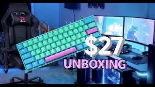 Unboxing the SNPURDIRI 60 Gaming Keyboard UNDER 30 [upl. by Ranice]