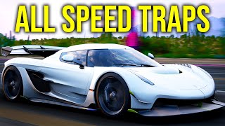 Forza Horizon 5  All Speed Trap PR Stunts 3 STARS  Locations [upl. by Linzy]