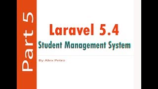 Laravel 54 Student Management System  Manage Course Form part 5  admin panel laravel part 5 [upl. by Anehs338]