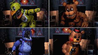 FNAF 2 Deluxe Edition  New Contents Night 6 Unlockables [upl. by Yrrac]