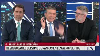 Desregulan el servicio de rampas en los aeropuertos quotEl pase 2024quot entre Feinmann y Pablo Rossi [upl. by Portia135]