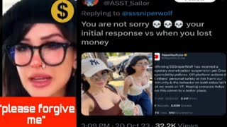 Sssniperwolf Is BEGGING FOR FORGIVENESS [upl. by Krug]