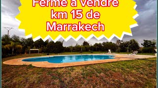 Ferme a vendre2 hectares 600m 10min de Marrakech maroc invest property explore casablanca [upl. by Aurita]