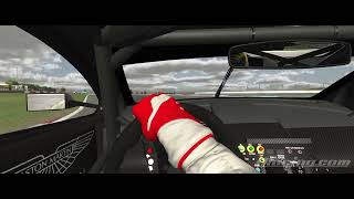 Aston Martin DBR9 GT1 Onboard  iRacing Nurburgring Combined 24H White Noise for Sleep No Ads [upl. by Clymer231]