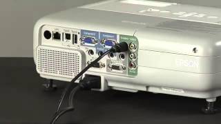 How to Connect to an Epson Projector [upl. by Kentiggerma]