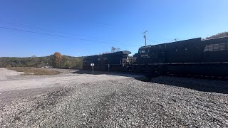 Norfolk Southern 178 heads North through Rockwood Tennessee on 102524 [upl. by Oker]