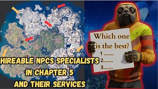 Fortnite where to find every NPC in Chapter 5 and their services [upl. by Okiron]