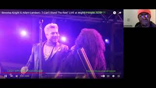 Adam Lambert amp Beverly Knight  I Cant Stand The Rain LiveMighty Hoopla 2023 Reaction music [upl. by Maro]