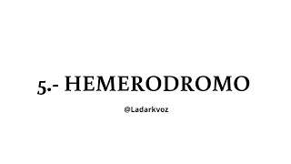 Ladarkvoz HEMERODROMO Letra [upl. by Collie]