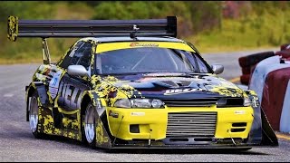 1400Hp Skyline R32  Hillclimb Brutal Sound [upl. by Ahsennod]