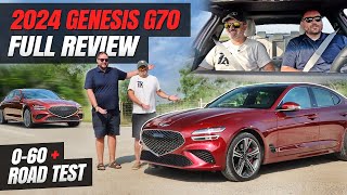 2024 Genesis G70 25T  Camry Money  BMW PERFORMANCE  060  Road Test [upl. by Eudoxia260]