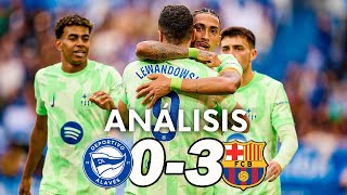 ALAVÉS 03 FC BARCELONA  EL BARÇA VA SOBRADO con LEWANDOWSKI MODO KILLER  ByDiegoX10 [upl. by Thgiwd]