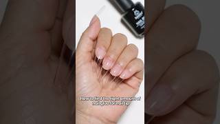 💅How to find the right amount of nail glue for nail tip [upl. by Issim]