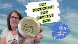 Gentle Homemade Deodorant For Sensitive Skin  No Baking Soda Needed [upl. by Nomae]