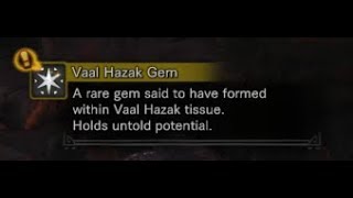 When you get 2 Vaal Hazak Gems  Monster Hunter World [upl. by Fleming]