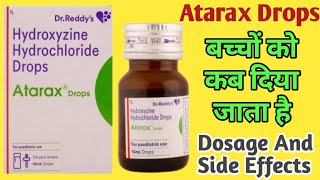 Atarax Drops  Hydroxyzine Hydrochloride Drops  Uses Dosage And Side Effects  बच्चों के Alergy [upl. by Gine]