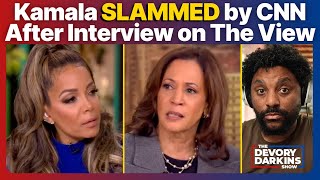 Kamala SLAMMED by CNN After Trump DERANGED Interview on The View [upl. by Frances]