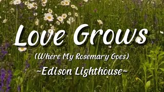 Edison Lighthouse  Love Grows Where My Rosemary Goes Lyrics [upl. by Fortunato854]