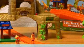 Dinosaur Train Time Tunnel Mountain Set Hands On Review [upl. by Siroled]