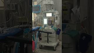 Anesthesia machine in operation theatre 🏥hospital doctor bscnursing medicalcollege [upl. by Coffey]