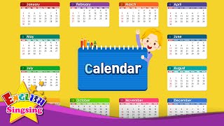 Kids vocabulary  Calendar  Months and Days  Learn English for kids  English educational video [upl. by Anelhtak]