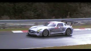 Mercedes Benz SLS AMG GT3  NÃ¼rburgring Nordschleife [upl. by Tsiuqram]