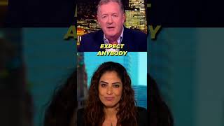 Piers Morgan Gets Caught By Rania khalek debate heateddebate piersmorgan politics news [upl. by Fondea]