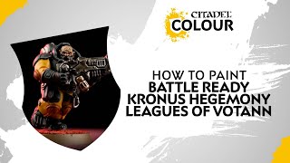 How to Paint Battle Ready Kronus Hegemony Leagues of Votann [upl. by Lawford905]