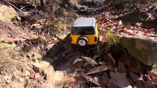 Bronco on a offroad trail behind the Chevy blazer ￼ ￼2024 offroad rccrawler [upl. by Ailegra]