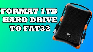 How to Format External or Internal Hard Drive to FAT32 [upl. by Yerga]