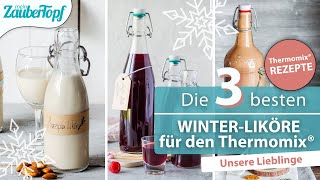 😍❤️😍 Die 3 BESTEN Winterliköre für den Thermomix®  Unsere Lieblinge [upl. by Eneloc]