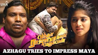 Vantha Rajavathaan Varuven Movie Scene  Azhagu Tries To Impress Maya Simbu Megha Akash  Sundar C [upl. by Cecelia]