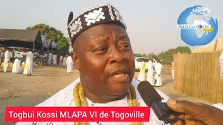 Pèlerinage annuel EKPUI 2023 le chef canton de Togoville Togbui Kossi MLAPA VI se prononce [upl. by Ynnig]