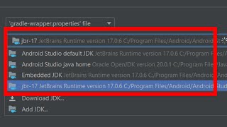 How to Change JDK Version for Gradle in Android Studio 2023 Update [upl. by Rotow13]