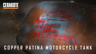 Copper Patina Motorcycle Tank  Cerakote [upl. by Henrik]